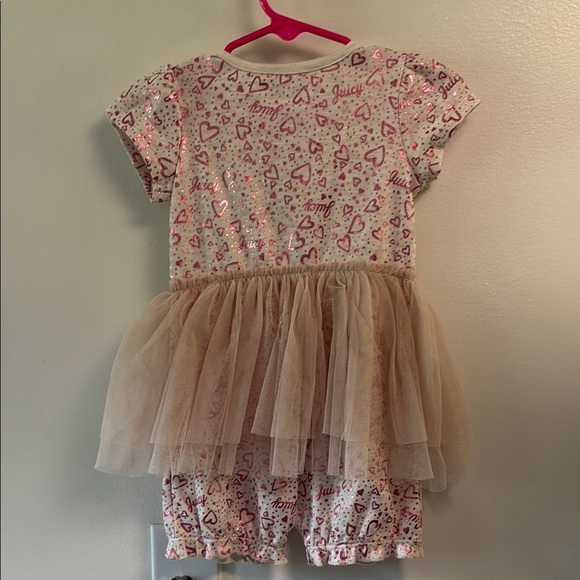 Juicy Couture Pink Heart Baby Dress with Tulle Skirt - Picture 7 of 7